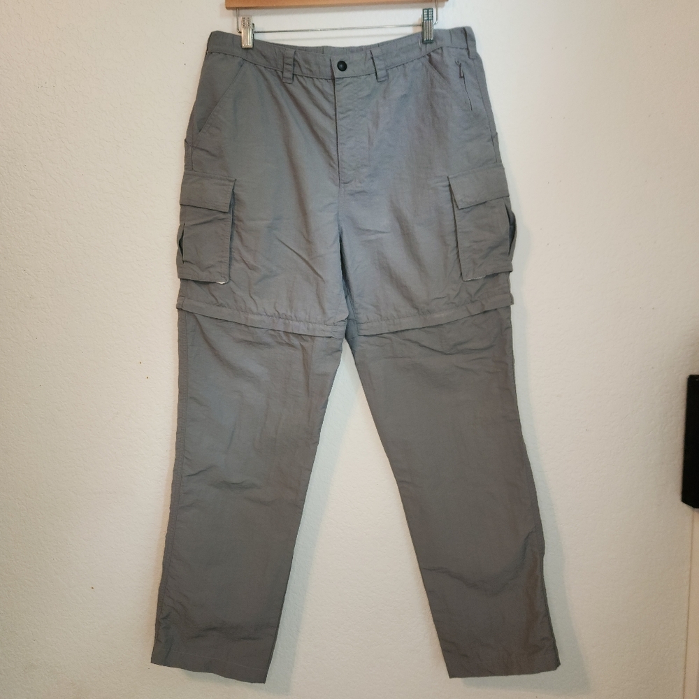 Lands'‎ End Women's Convertable Gray Cargo Pants, Size M